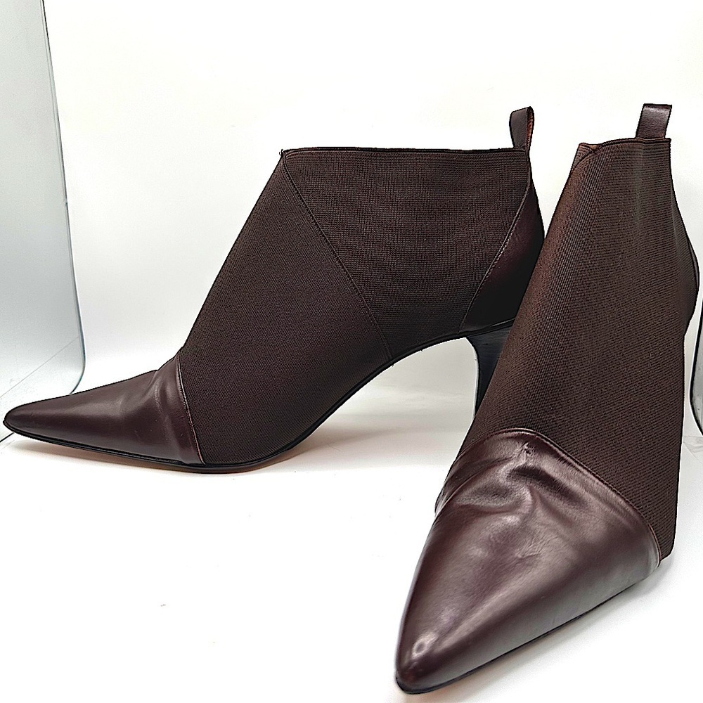 Vintage Ramon Tenza Mahogany Leather Pointed Toe Chelsea Boot  Sz 10B ✨🤩